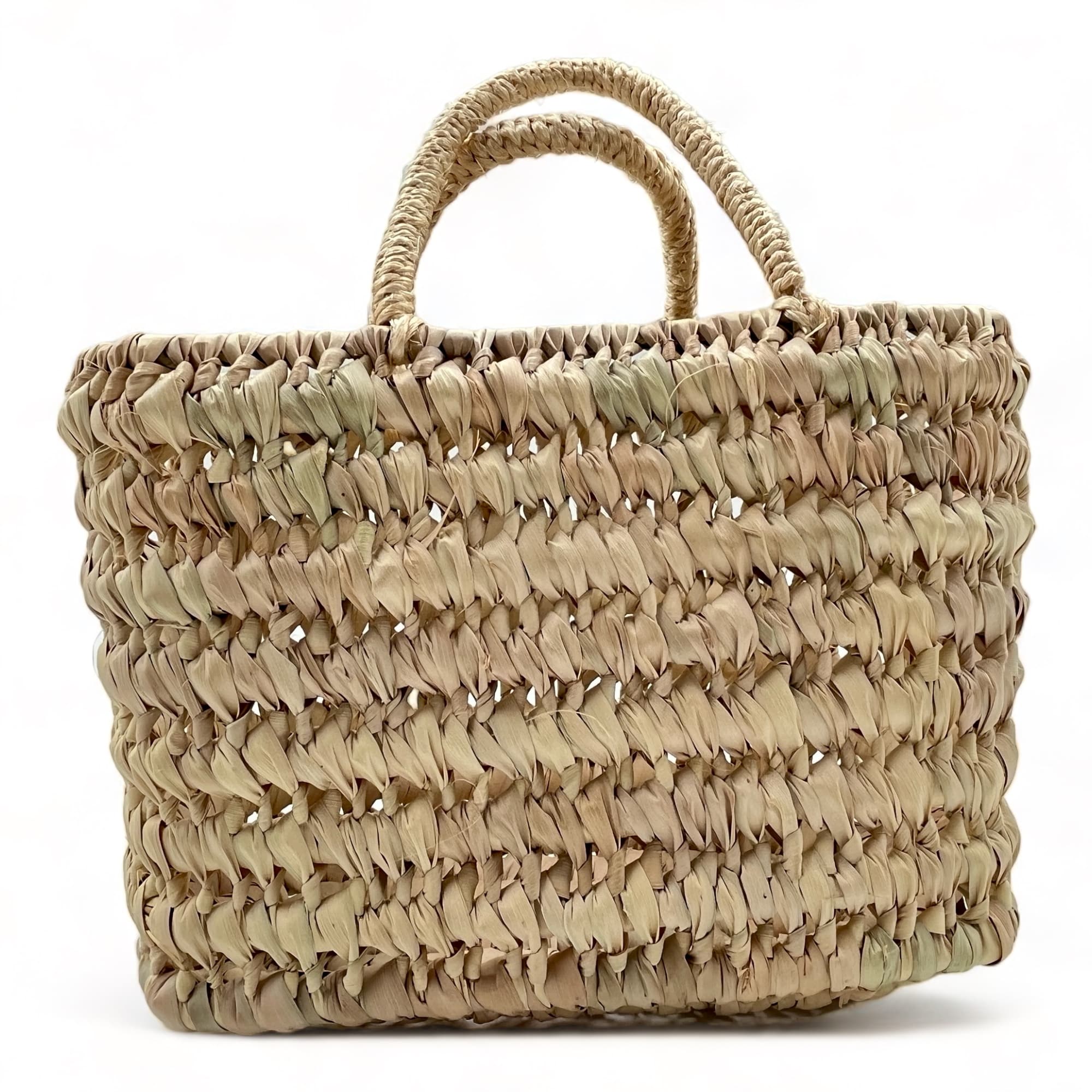 Bolso de niña pequeño con trenzado de palma