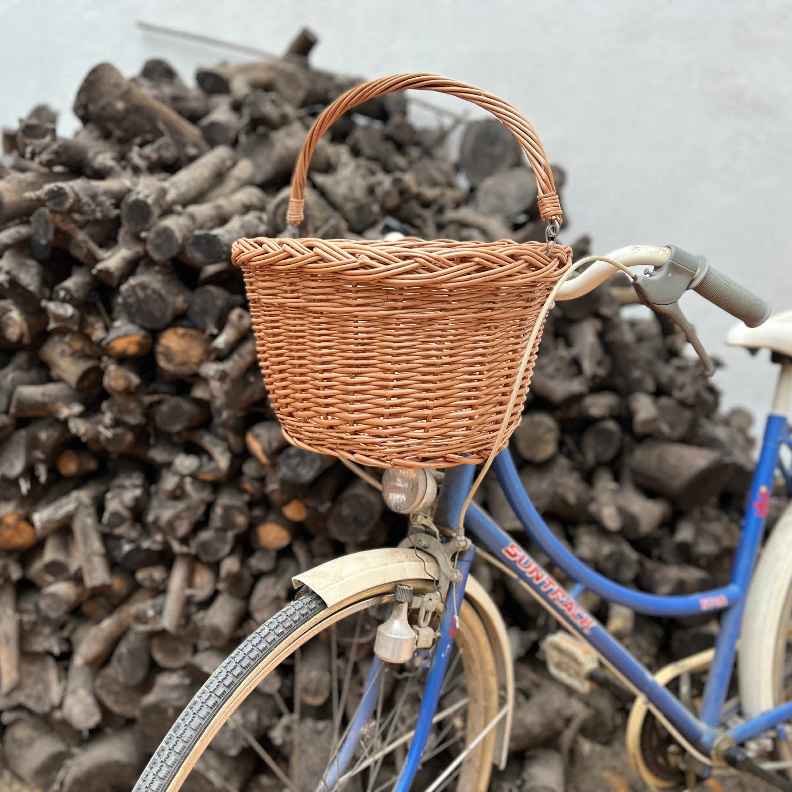 Mimbre Canasto Para Bicicleta Precio Cesta Frontal De Mimbre - Main Image
