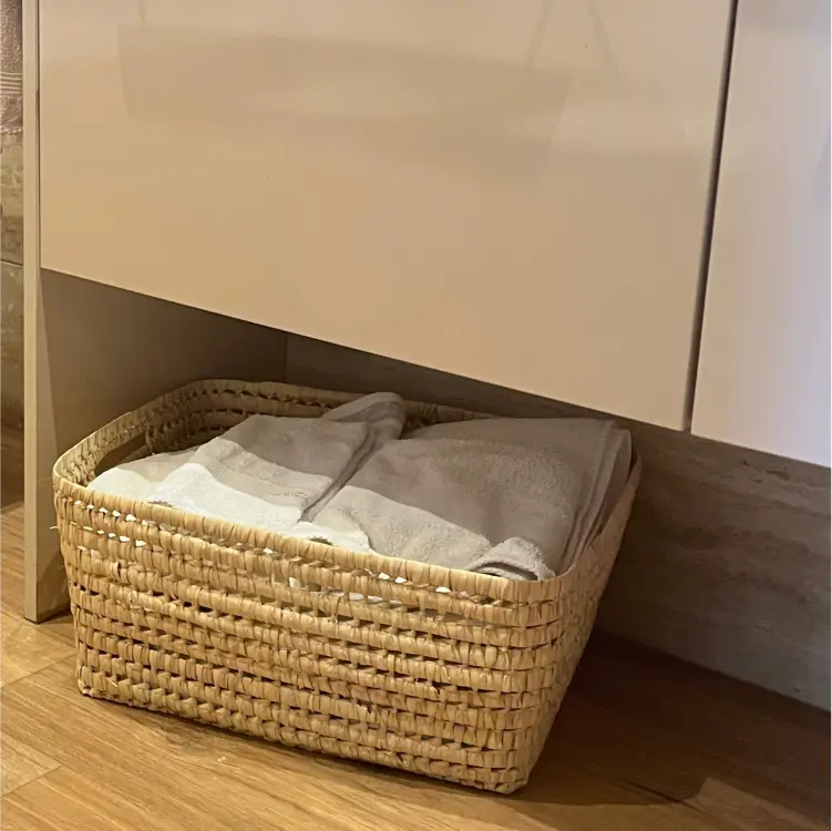 Cesta para el baño de palma