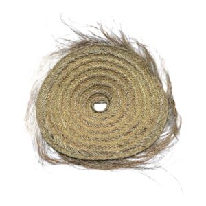 Lampara de techo de esparto.