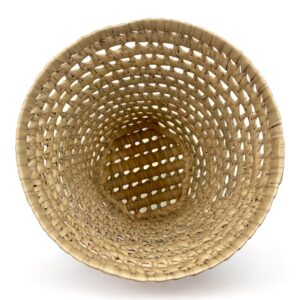 Cesta maceta para interior moderna de palma para el hogar