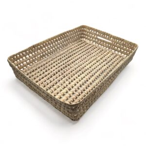 Bandeja Rectangular Trenzada de Palma
