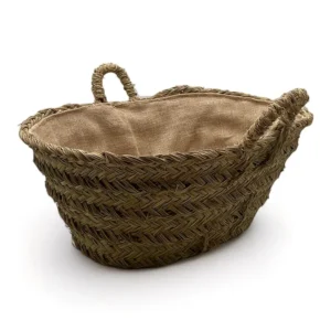 cesta de esparto ovalada