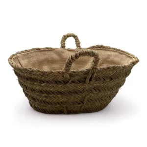 cesta de esparto ovalada