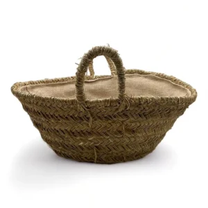 cesta de esparto redonda