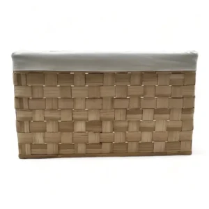 cesta de almacenamiento de castaño