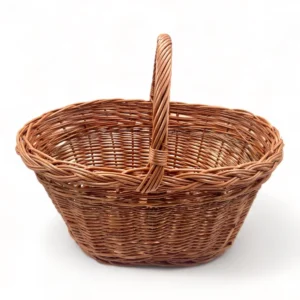 Cesta mimbre grande ideal para la recolección de setas.