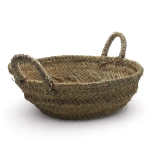 cesta de esparto redonda