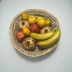 Cesta para la cocina de palma