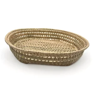 Cesta para la cocina de palma grande