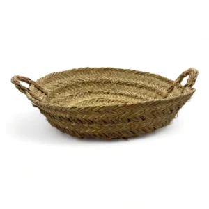 Bandeja de esparto tipo panera