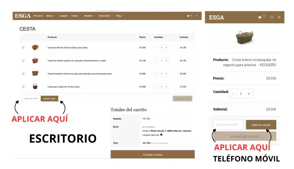 Cupón de de Descuento