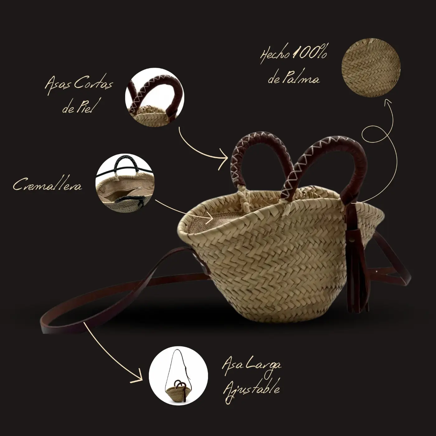 Bolso pequeño de PAJA