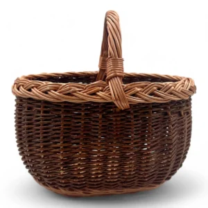 Cesta de Mimbre Oval para Setas