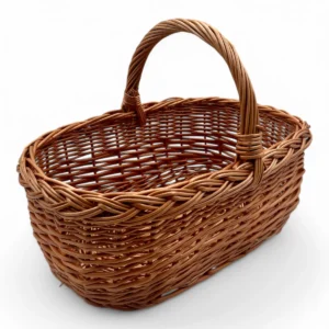 Cesta de Mimbre Rectangular para Setas