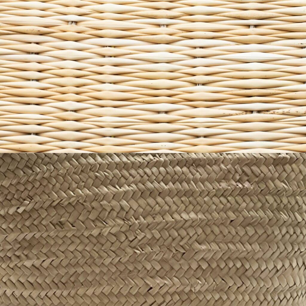 Fibra de palma natural para capazos y bolsos de playa artesanos