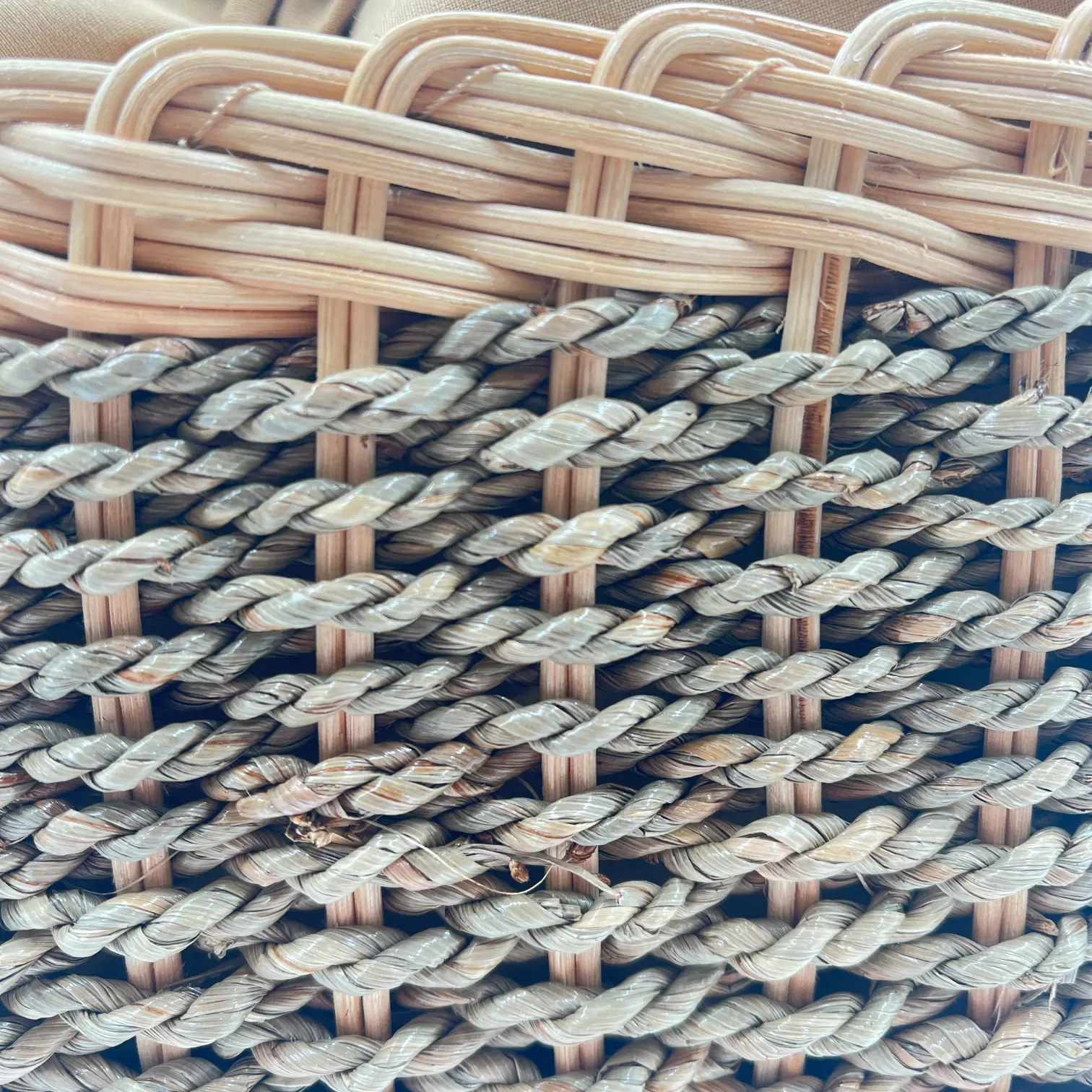 Bolso de Mimbre de Hombro