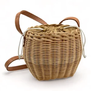 Bolso de Mimbre Redondo