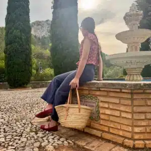 Capazo de paja