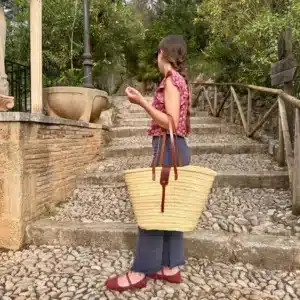 Capazo de paja