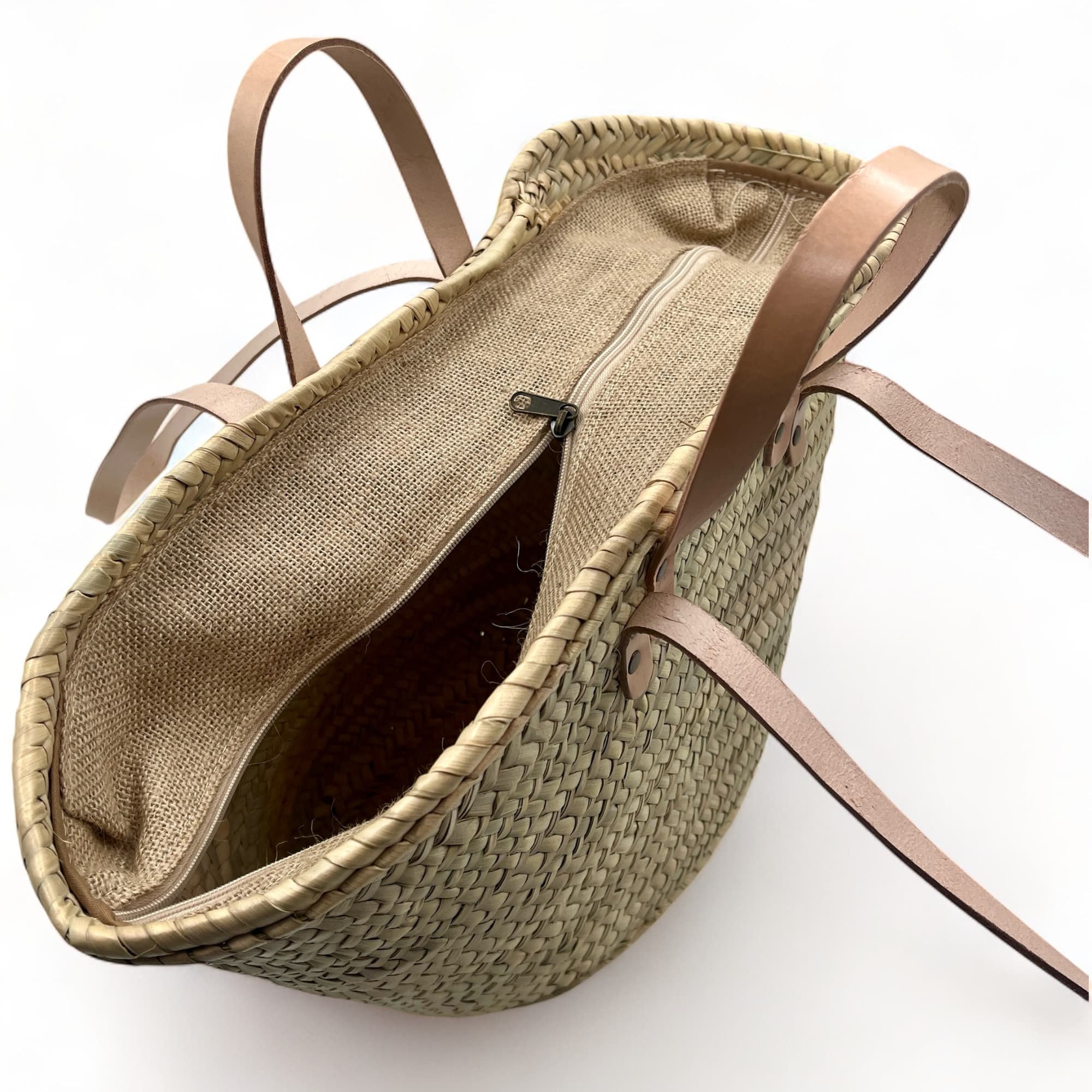 Bolso de Palma de Playa con cremallera
