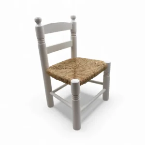 silla de enea blanca