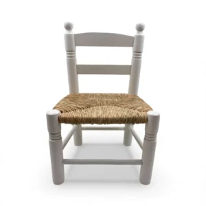 silla de enea blanca